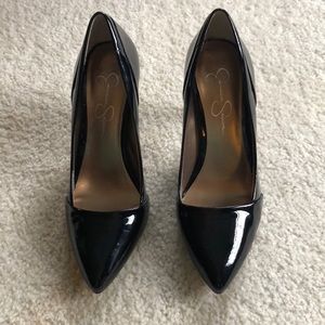 Jessica Simpson patent leather pumps